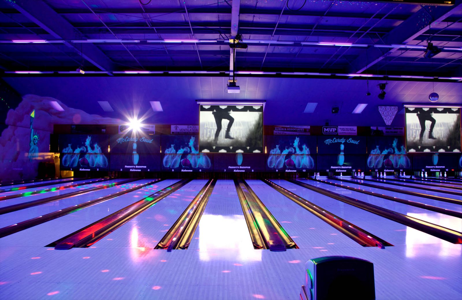 New Projectors Up The Cool Factor for Cosmic Bowling